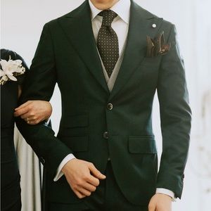 34(s) Luigi Bianchi Mantova 3 Piece Suit